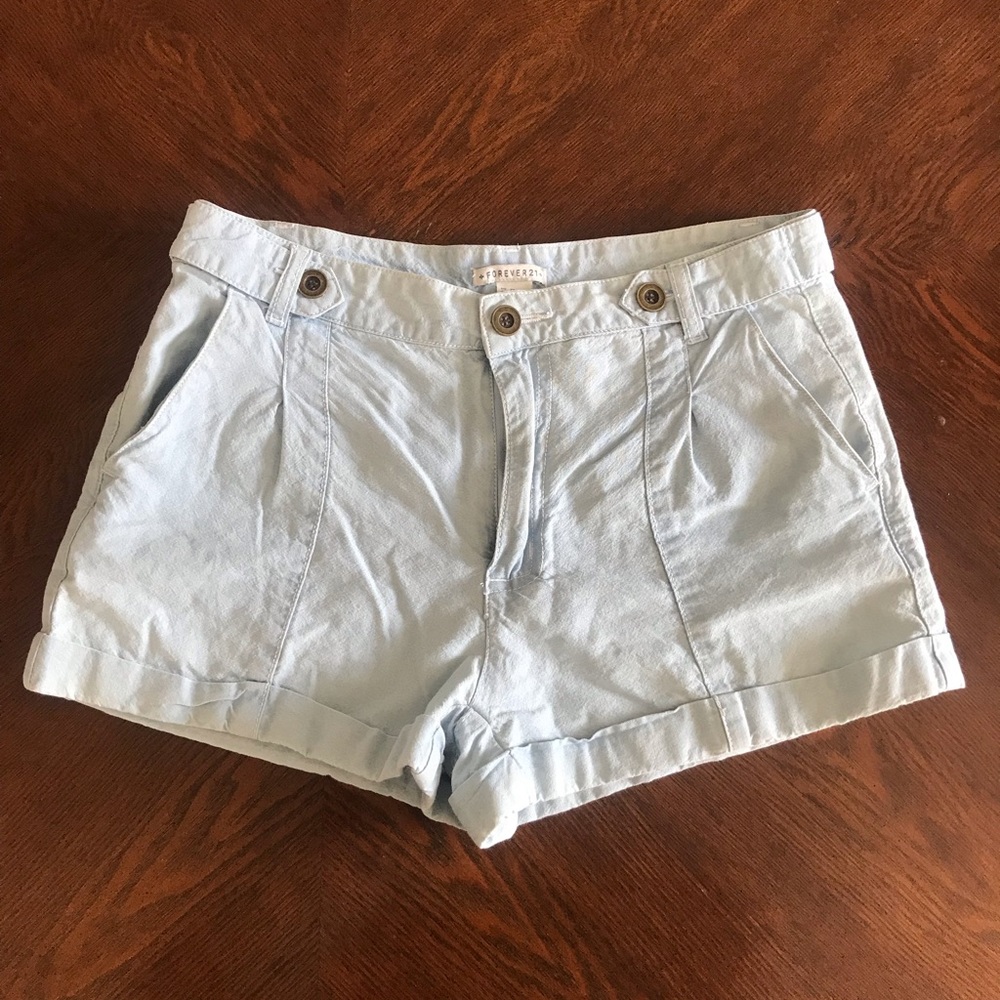 Denim shorts